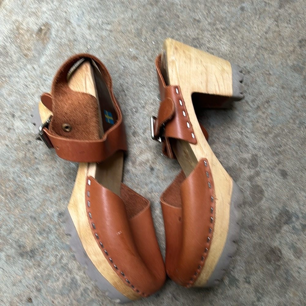 MIA Abba Clog in Luggage Leather Size 36 - Picture 12 of 14